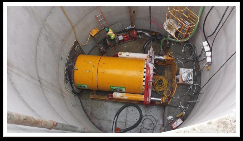 Microtunnelling Shaft launched, steerable crossing method Continuously supported