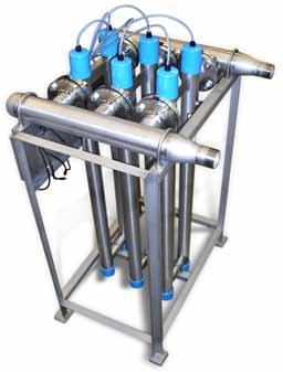 Higher Flow Rates Possible with Manifolding 100 GPM Rack Mounted Water