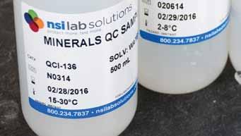 Nutrients and Minerals Minerals and Nutrients CRMs Wastewater Minerals QC CRM Alkalinity Conductivity Fluoride Chloride Potassium Sodium Sulfate TDS 10-120 mg/l 200-930 umhos 0.
