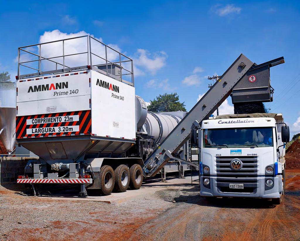 acm 100 140 Prime Mobile Continuous Asphalt-mixing plants Flexible, pure and simple The ACM 100 and 140 Prime are the highly mobile versions of the successful Ammann continuous asphalt mixing plants.