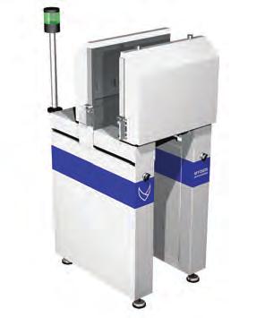 Inline System - External Conveyor Units Board Destacker the unit easily managed. Light tower and magazines are not included. Max magazine length: 535 mm (21") Max magazine width: 580 mm (22.