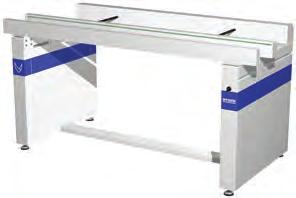 Inline System - External Conveyor Units is manufactured from welded steel which makes the system rigid and solid.