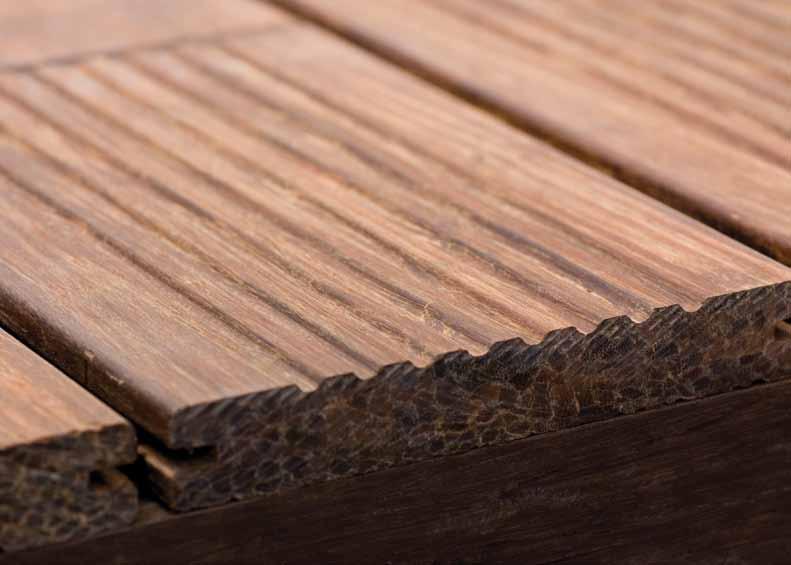 Although Bamboo X-treme may be used in several outdoor applications, at the moment the main use is for terrace decking.