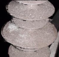 5 Fig.5 photos of water droplets and ice particles on the surface of composite insulators G.