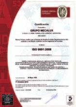 ISO 9001 Interlake Mecalux has implemented a certified quality management system in conformance with ISO Standard 9001, which applies to the design, production,