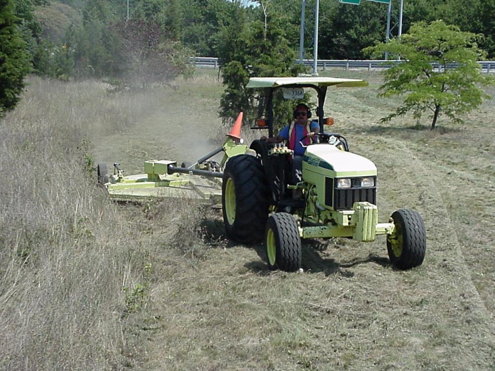 Design to Facilitate Maintenance Banks requiring mowing 3:1 slope Access