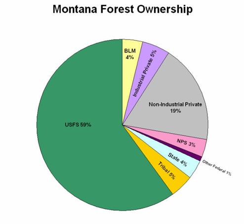 Analysis Results Montana forest ownership is shown in Figure 5.