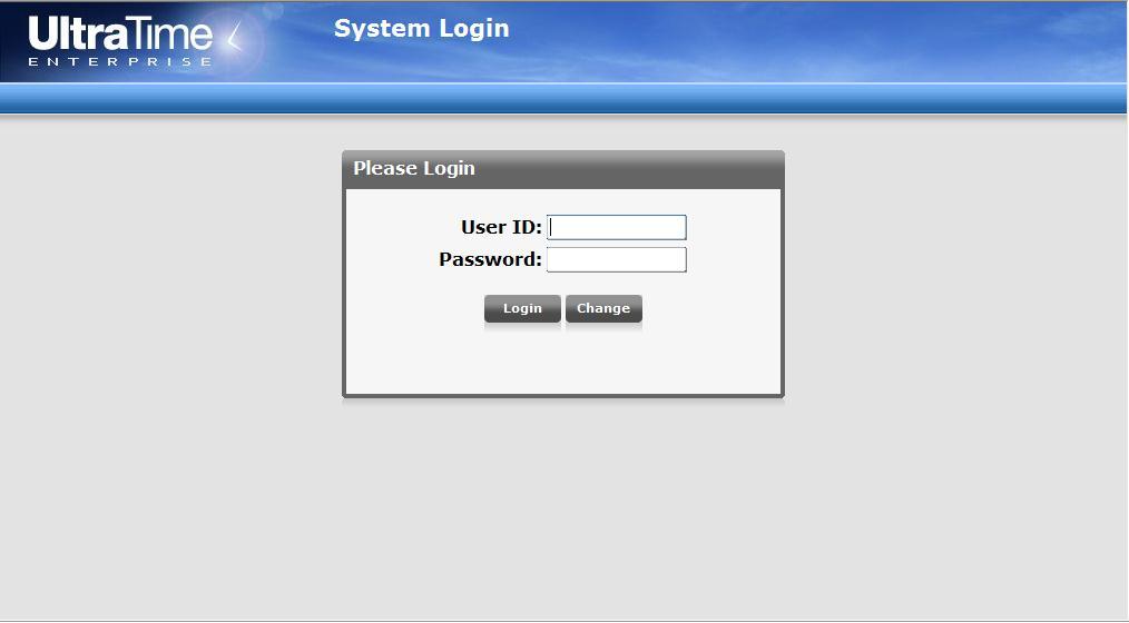 Name: User ID: UltraTime Student Supervisor User Guide This guide will explain how to use the WebTime supervisor view of