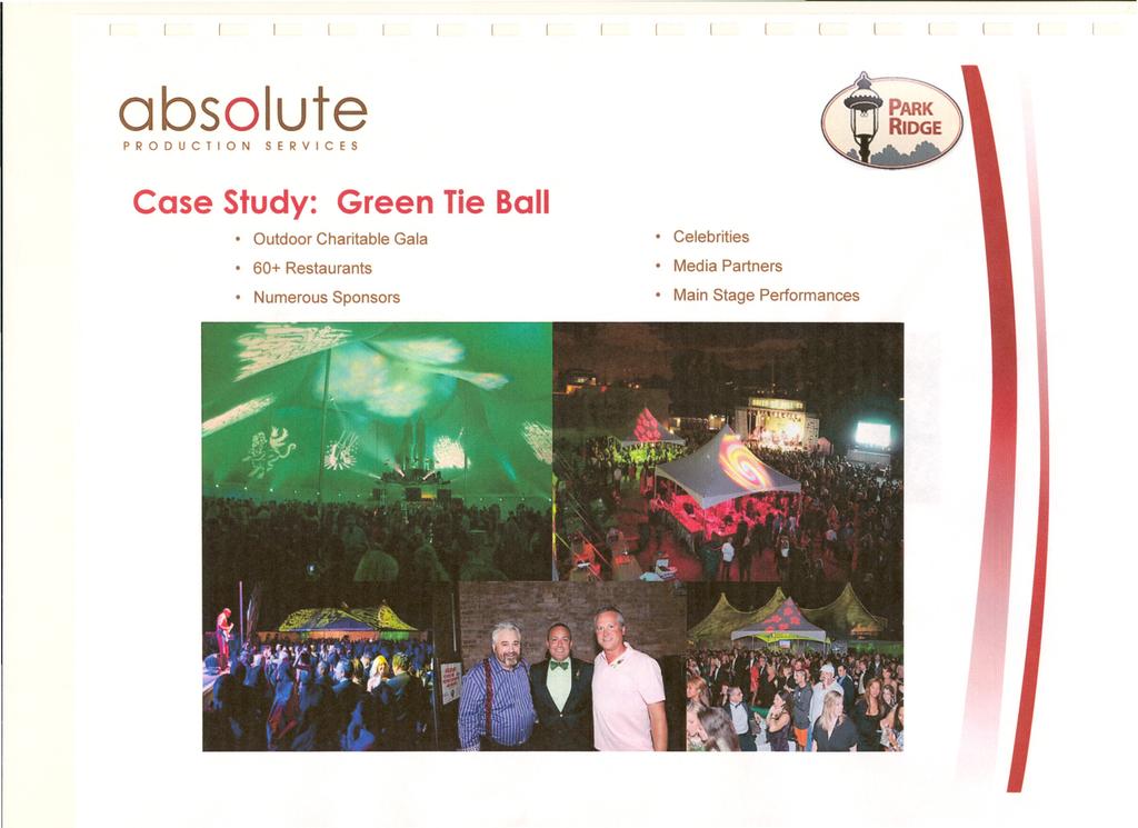 Case Study: Green Tie Ball Outdoor Charitable Gala 60+ Restaurants