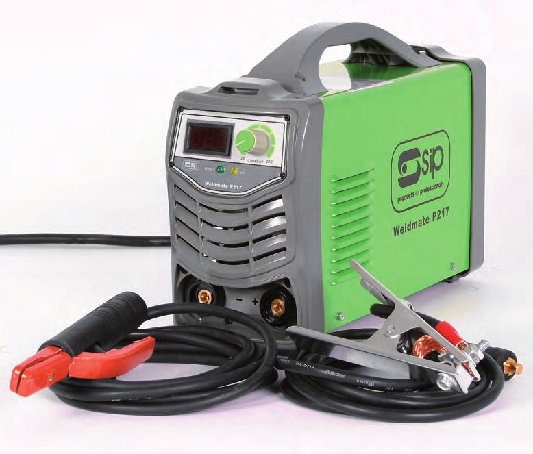 Hi-TECH / Inverter Welding 05154 Weldmate P212 / Inverter Welder Current output range 20 to 200amps Very high 200amps @ 60% duty cycle Electrode holder with 3 metre cable, 3 metre earth lead, tough