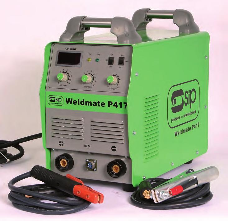 Hi-TECH / Inverter Welding 05252 Weldmate P267 Inverter Welder Current output range 35 to 260amps Very high 260amps @ 60% duty cycle Electrode holder with 3 metre cable and 3 metre earth lead only 8.