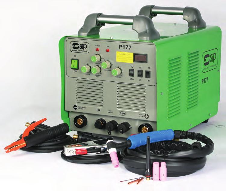 Hi-TECH / Inverter Welding 05269 Weldmate P208H DC / Inverter Welder Very high duty cycle 200amps @ 60% output, 180amps @ 60% output 10amp extra low current performance Dual and welding function with