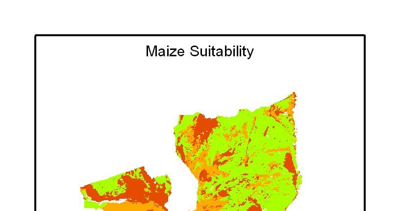 Maize Suitability Conservation Farming is generally suited to areas where