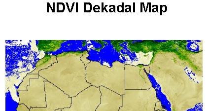 Dekadal Drought FEWSNET produces estimates of precipitation over a