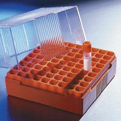 Polycarbonate boxes can withstand ultracold temperatures.