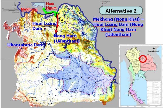 Fig 8 : Alternative 2 : Mekhong (Nong Khai)