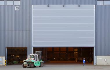 Champion Door offers many different alternatives for industrial installations and commercial properties, always