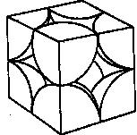 Atomic Packing Factor: SC APF for a simple cubic structure = 0.