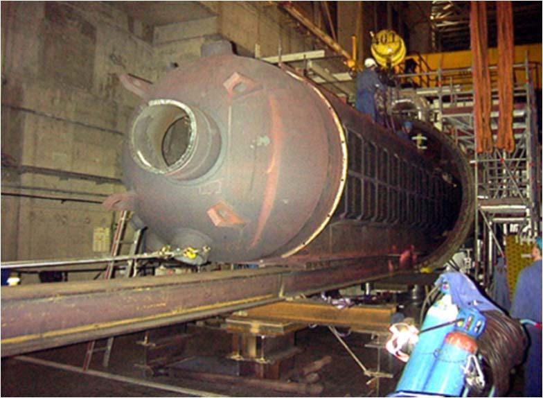 Nuclear power Inspection, expertise and training in complete serenity Technical Assistance services Maintenance work on industrial piping, of nuclear plants: Replacement of boiler, pressure vessels