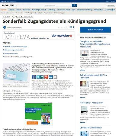 by > Contents and editing by our editors > Content Ad with company logo on the portal with a link to the topic sponsoring > Tagging for the keyword search on the website www.haufe.