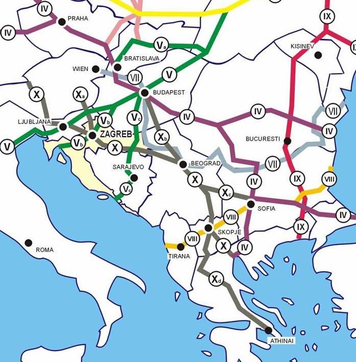 ANALYSIS OF TRANSPORT INFRASTRUCTURE Transport infrastructure in Croatia consists of a network of roads and highways in the total length of 29,016 kilometres, railway network in the total length of