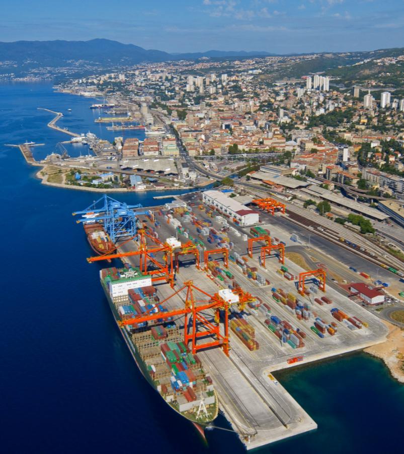 Port of Rijeka TEN-T core port serving Croatia, Hungary, Slovak Republic Rijeka, as a TEN-T core port, is the Republic of Croatia s largest international deep sea cargo port, located in the Northern