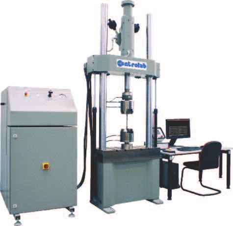 Other tests Dynamic tests Universal dynamic testing systems Crossbar that can be moved by an electric or hydraulic jack with passive clamping, an available grooved table in T.