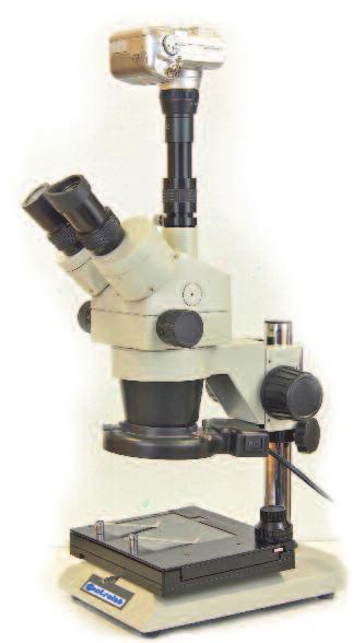 Microscopy Inverted trinocular microscope This range of microscopes is ideal for studying metals, and enables surface states to be checked and metals to be analysed in detail.
