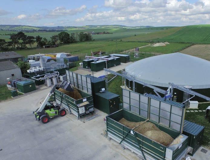 The biogas plant with a gas upgrading capacity of 300 Nm³/h went online in Ipsden (Oxfordshire, UK) in late 2014. The plant was then upgraded to 700 Nm³/h in 2016.