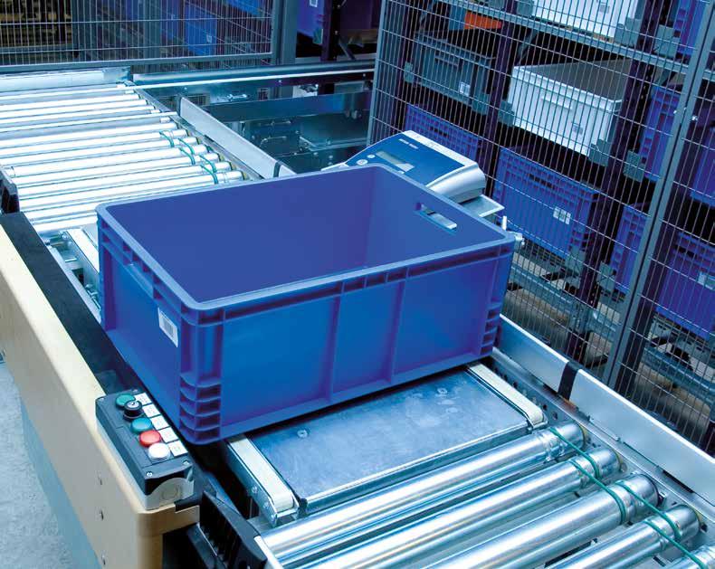 Uses The ideal system for high-density storage Mecalux s range of plastic boxes and drawers keep small, lightweight product in order, in good condition and ready to be picked.