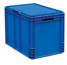 Boxes with divider slots (600 x 400 x 120 mm) Inner distribution There are three types of