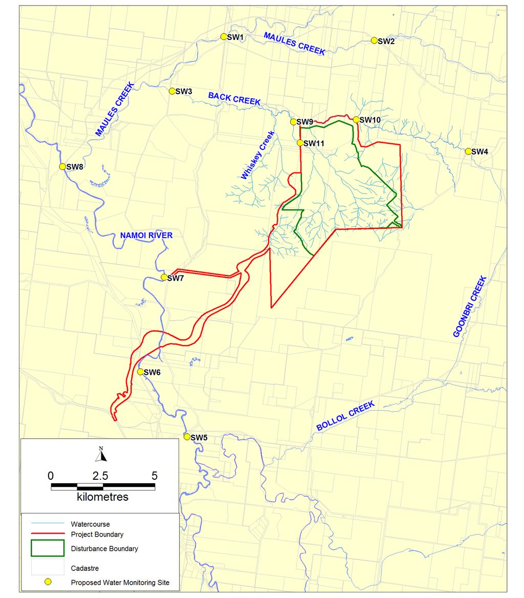 Figure 4-25 Proposed Stream Water