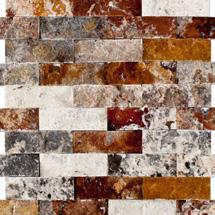 Install this stone tile in your kitchen, bathroom or living room to bring the outdoors