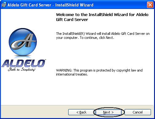 Figure 2-2 The Welcome screen follows the InstallShield