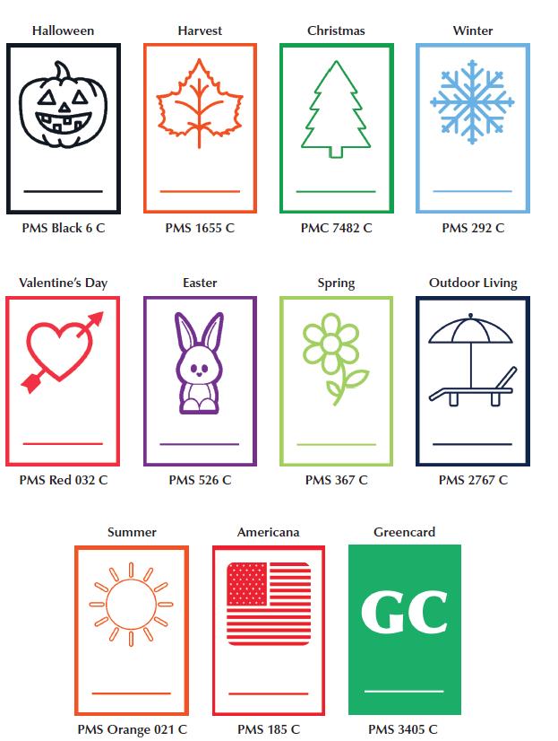 Seasonal and Event Symbols You can download the.pdf version of these symbols on tuesdaymorningvendors.com.