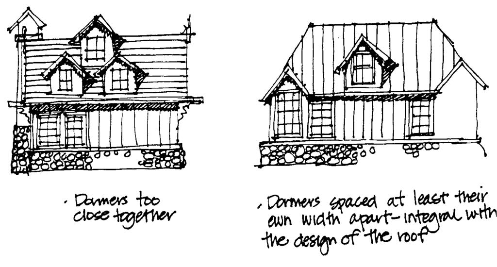 Design Guidelines 18.24 structures, pitched roofs should be
