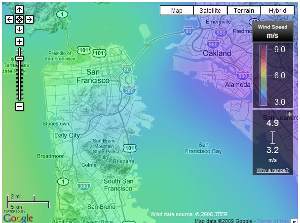 SF Wind Map OBJECTIVES Develop accurate urban wind resource model for San Francisco Collect high-quality, neighborhood-specific data for wind map Identify locations in city with high wind power