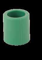 044 10 S Socket Material: PP-R Colour: Green Standards: EN ISO 15874 Product line: Ø 20 125 Processing: Socket welding Diameter (d) Packing unit