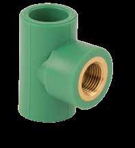 242 40/10 S Elbow adapter with male thread Material: PP-R/brass Colour: Green Standards: EN ISO 15874 Product line: Ø 20 32 Processing: Socket welding 18254 20 1/2" 0.093 100/10 S 18256 25 1/2" 0.