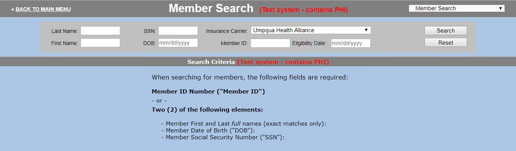 Eligibility Below you will find the steps to find various plans eligible members. CIM allows users to search for members in many different ways.
