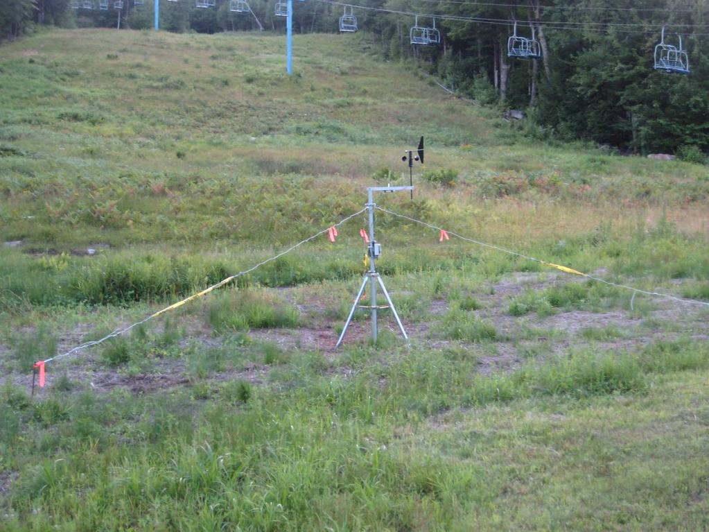 Figure 6-1 Wind Measurement Equipment Setup Location 4 (Tenney Mtn