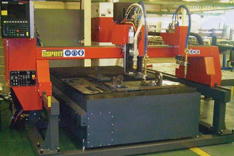 CNC cutting technology in common with the range of Esprit machines.