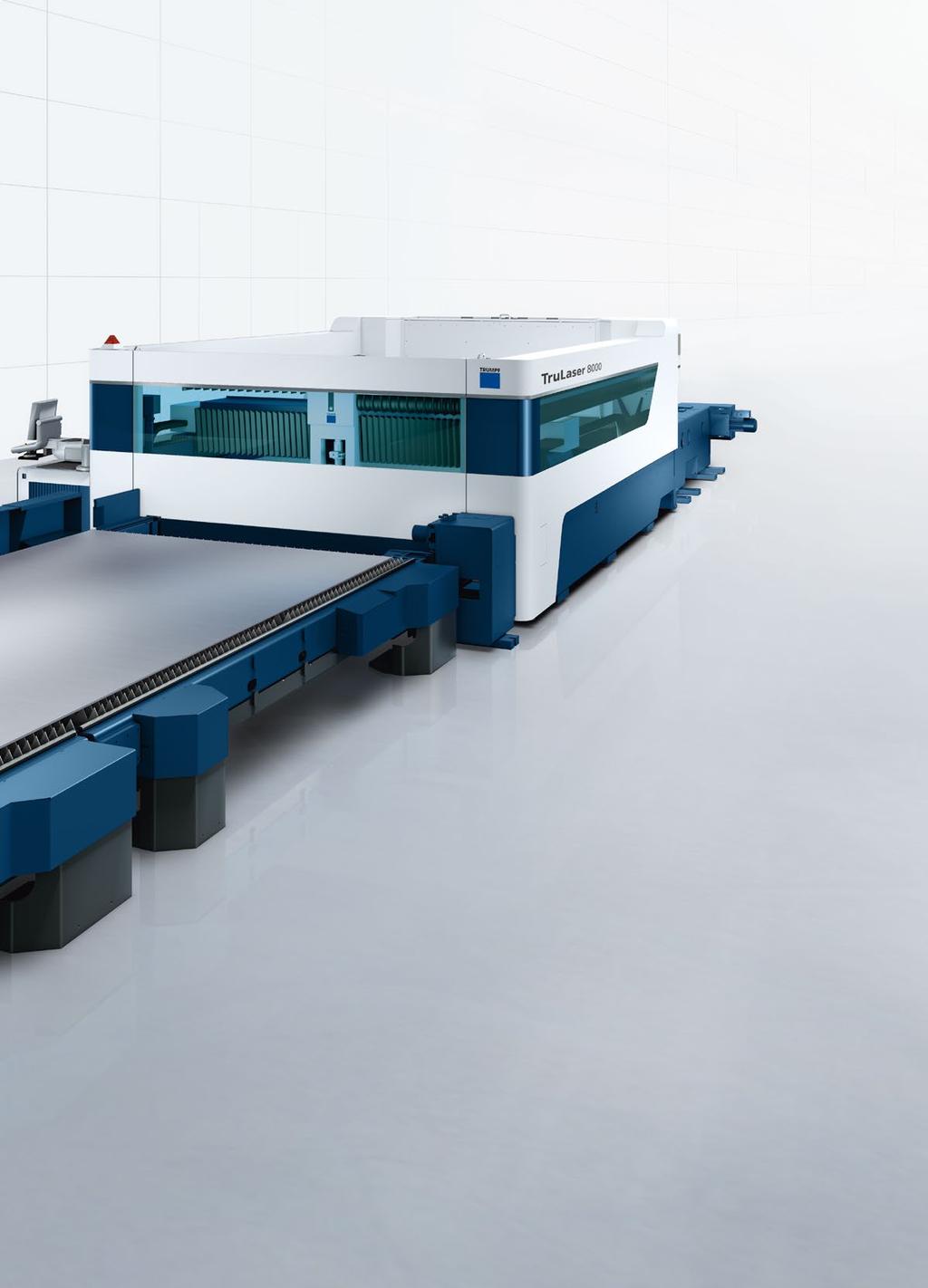 Series 8000 Products 29 The flexible laser machines in the Series 8000 guarantee you maximum cost-effectiveness and excellent part quality in processing oversize
