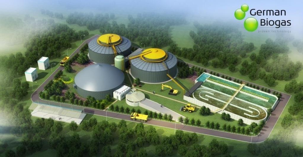 Dongying Austasia Biogas plant 2 Technical Data