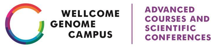 Fundamentals of Clinical Genomics Wellcome Genome Campus Hinxton, Cambridge, UK 17-19 January 2018 Lectures and Workshops to be held in the Rosalind Franklin Pavilion Lunch and Dinner to be held in