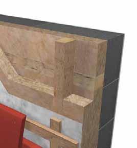 6.2.4 Design details: Render and clad walls Render and clad walls Insulation behind cladding Advantages Er03 Er04 3 Insulation slabs friction fit to the sides of the studs stopping cold air