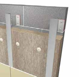 6.2.4 Design details: Render and clad walls Render and clad walls Rainscreen cladding Advantages Er05 3 Slabs knit together preventing cold bridging at joints 3 Lightweight slab easy to cut and fit