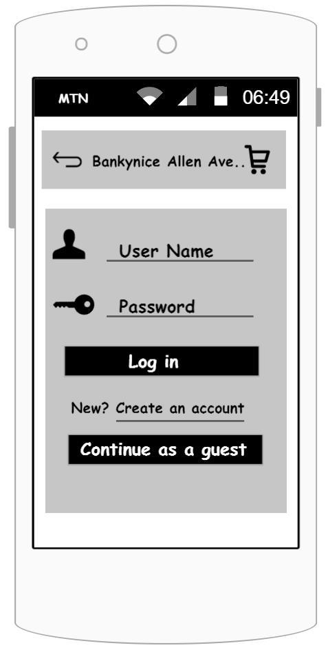 26 Figure 18. Login page. Figure 19. User and payment information page.