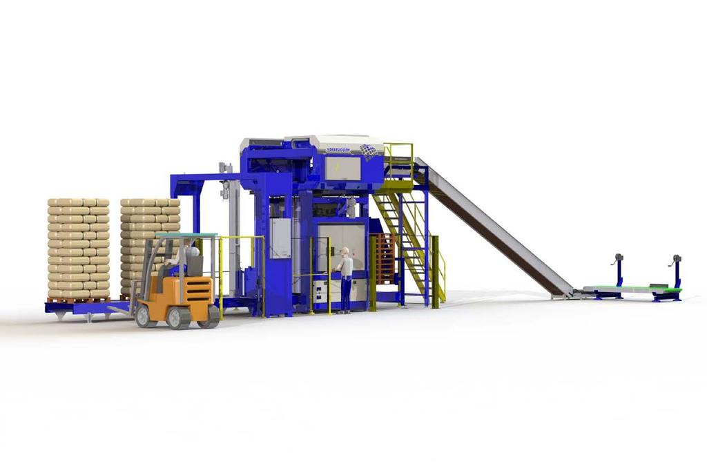 For large-sized packing plants Industry leading stacking capacity Maximum speed and accuracy by SERVO-technology Reduced labor / High return on investment Your palletizing solution Undisputed