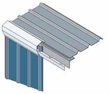 panels. Corner Trim 1 1/4 deep rigid-rib design construction results in beauty and strength.
